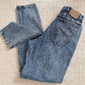 Vintage Lee Acid Wash High Rise Jeans